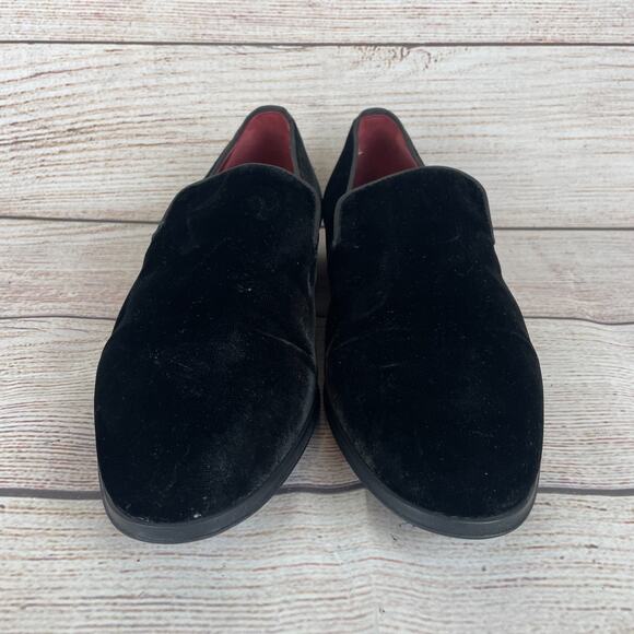 Magnanni Dorio Mens EU 39.5 US 7.5 Venetian Loafers Black Velvet main image 6